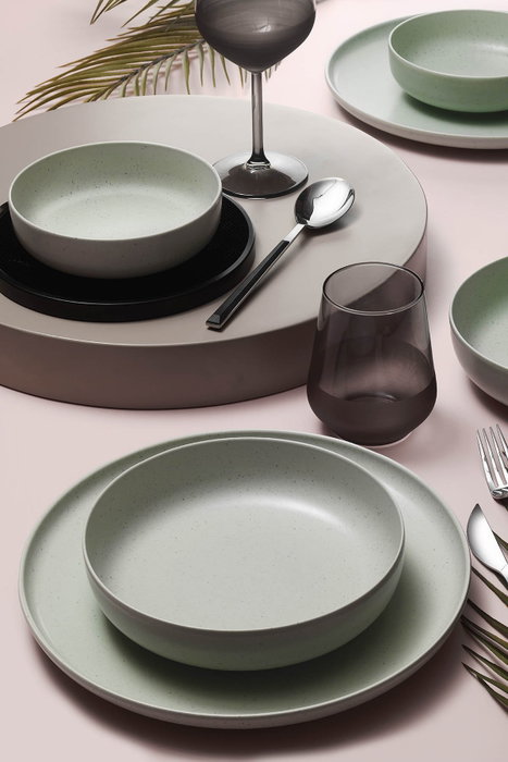 Hermia Vajilla de Porcelana de 18 Piezas Multicolor